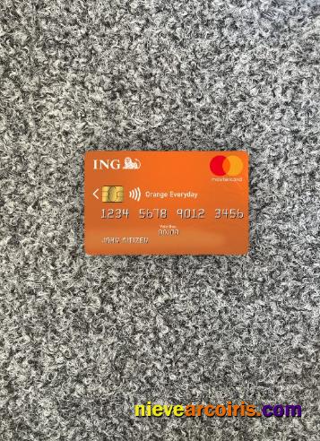 Netherlands ING Orange MasterCard photolook